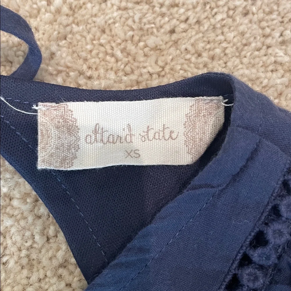 Cute navy blue Altar’d State dress, size XS - Picture 3 of 7